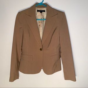Anne Klein brown blazer suit top 2